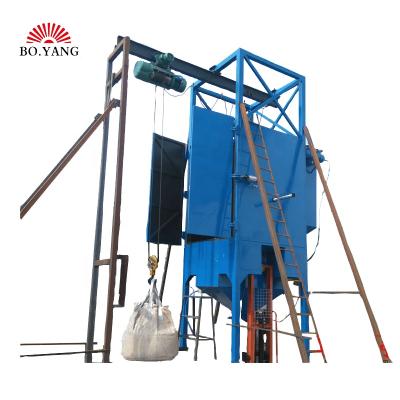 China Working Line Boyang 1000 Kg Big Empty Bag Machine Plastic Jumbo Bags Unloading Machine for sale