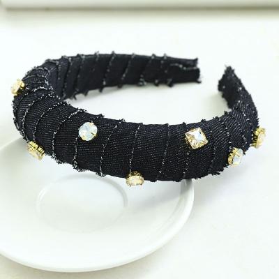 China Girls Headbands Hair Accessories 2021 Headbands New Arrival Main Accessories Wholesale Denim Women Girls Headbands Headband Hair Accessories for sale