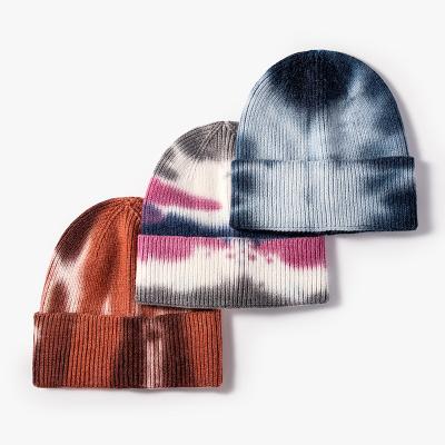 China breathable & Autumn Winter Hats Men's Woolen Hat Waterproof Warm Designer Tie Dye Beanies Knit Outdoor Hip Hop for sale