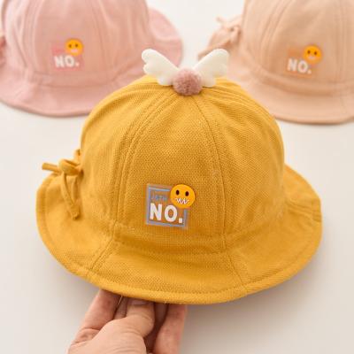 China Dobby Winter Baby Fisherman Hat Unisex Cute Baby Hood Cotton Sun Hat High Quality for sale