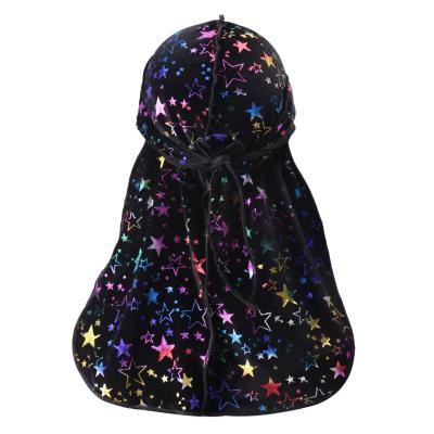 China Wholesale Mommy and Me Sun Protection Hood and Custom Velvet Durag Durag Vendor Cotton Head Scarf Scrunchie Satin Durags Bandana Bandana for sale