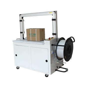 China MH-101A Automatic Food Carton Case Box Tying Machine Table Top Polypropylene Tying Machine for sale