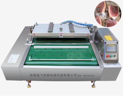 China Automatic Belt Type Food Vacuum Sealing Machine Bag Continuous Vacuum Packing Machine for sale