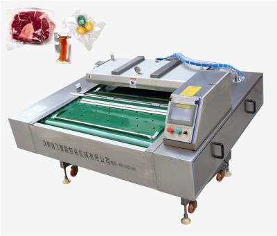 China Automatic Food Belt Type Continuous Vacuum Bag Sealing Machine Vacuum Packing Machine for sale