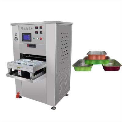 China Commercial Food Airtight Seal Food Packing Card Tray Sealer Gas Sealer Machine Nitrogen Packing Machine Tray Vacuum Machine for sale