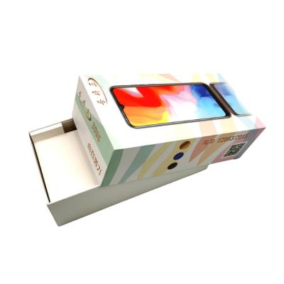 China Handmade Custom Product Packaging Mobile Phone Accessories Package Box PVC With Lid And Base for sale