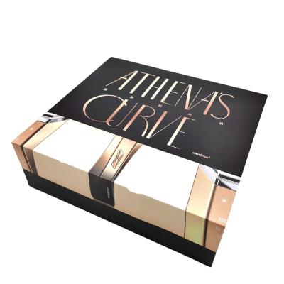 China Storage Folded Fancy Cosmetic Packaging Boxes Custom Logo Box Exquisite Cosmetics Box Package for sale