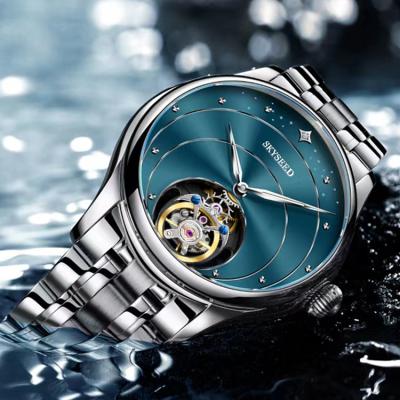 China SKYSEED Tourbillon Unique Mens Designer Calendar Full Top Mechanical Watch Brand Stainless Steel Relojs for sale