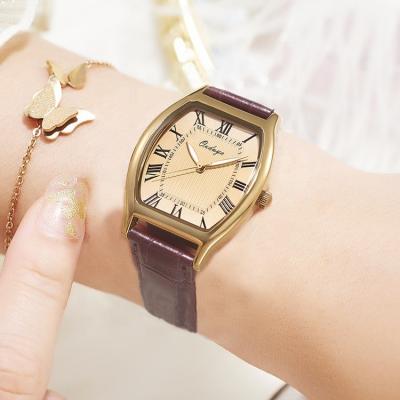 China SKYSEED Water Resistant Brown Square Quartz Watch Classic Business Casual Dress Unisex Women Watches Female Clock for sale