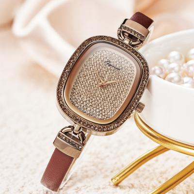 China China Wholesale High Quality Watch Cheap Diamond Jewelry Vintage Fashion Ladies Quartz Watch Water Resistant for sale