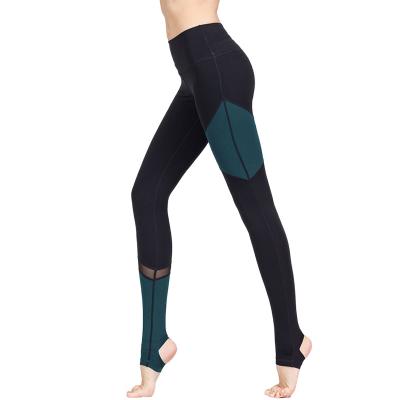 China Sweat-Wicking Stomp Pants Sports Gaiters Yoga Pants New Yoga Tight Elastic High Waist Women's Slim Walking Fitness Running Tights for sale