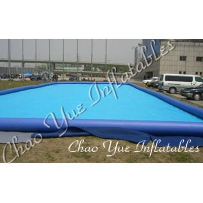 China Blue Outdoor Inflatable Pool IP17 0.6mm / 0.9mm For Entertainment Center(CYPL-1506) for sale