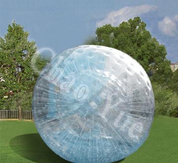 China Grass Transparent Adult or Kids Rolling Zorb Ball for sale