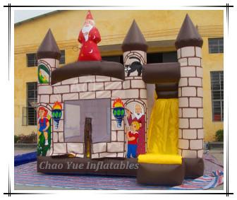 China Colorful Inflatable Bouncy Castle, Jumping Castles with Slide (CY-M2073) for sale