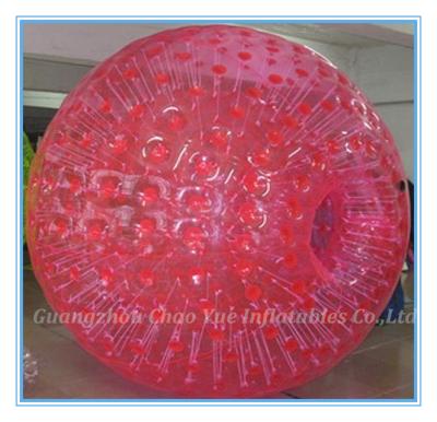 China 2.8m Red Inflatable Zorb Ball Hot Air Sealed For Ramp / Grass Land / Hills(CY-M2710) for sale