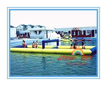 China 0.9mm PVC Tarpaulin Fabric Inflatable volleyball playground (CY-M2733) for sale