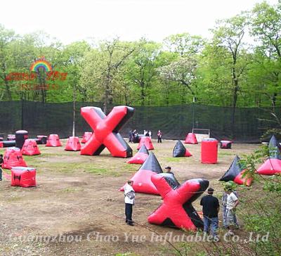 China Inflatable Air Bunkers Package, Paintball Bunker Pacakage for sale