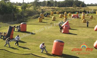 China Sport Game Inflatable Paintball Bunkers for sale