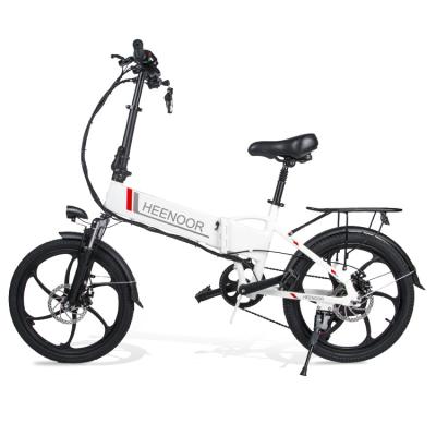 China Aluminum Alloy EU/US/UK Warehouse Electric Bicycle 20inch Motor High Power 48V 350W eBike  moto electrica  Aluminum Alloy Folding Frame for sale