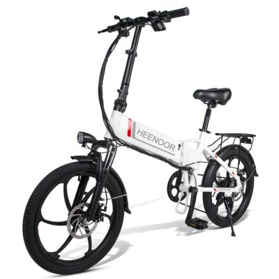 China Aluminum Alloy UK Warehouse  20 inch e bike foldingebike electric bike 350w 48V  electric foldable bicycle 4.0fat tire electric folding bike for sale