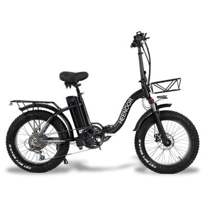 China Aluminum Alloy EU Local Stock 72h delivery  EBIKE 20 inch 4.0 Fat Tires lithium battery 750W 48V 17Ah Electric  City Bicycle Folding ebike for sale