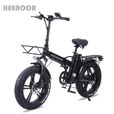 China Aluminum Alloy 2022 New Design  EU Warehouse 20inch 4.0 Fat Tires  48v 750w Lithium Battery Electric Folding Bike  Ebike Aluminum Alloy Frame for sale