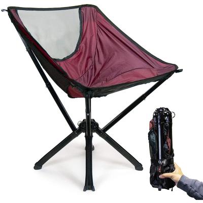 China Modern Heavy Duty Outdoor Light Weight Moon Camping Folding Aluminum Folding Chair for sale