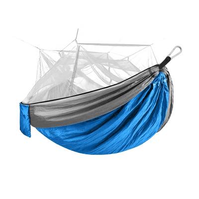 China LOW MOQ Manufacturer Durable Double And Lightweight Single Travel Outdoor Camping Hammock With Mosquito Net for sale