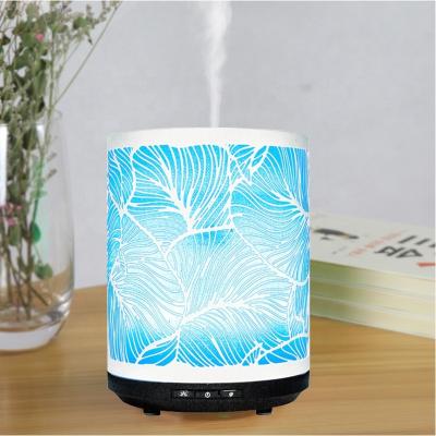 China Reliable Household Banana Leaf 260ML Iron Art Cool Mist Air Humidifier Essential Oil Diffuser Aroma Diffuser For Home Office Spa for sale