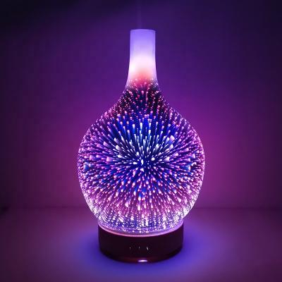 China Wholesale 3d Household Household Kids Effect Glass Shell Air Aroma Defuser Essential Oil Diffuser For Aromatherapy Humidifier for sale