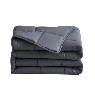 China Superb High Quality Luxurious Comfortable Brush 100% Polyester 30 Pound Weighted Blanket for sale