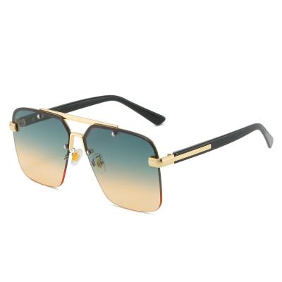 China Fashion Sunglasses 2022 Spring Summer Vintage Retro Super Black Shades Men Women Oversized Square Sun Glasses Big Shades for sale