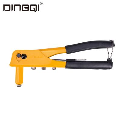 China DingQi Aluminum Alloy Rivet Gun Carbon Steel Hand Tool Eco-friendly Heavy Duty Riveter For Auto Repair for sale