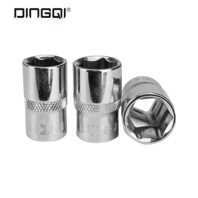 China DingQi Eco - Friendly Metric Repair Tools Rolling Belt Knurled Hexagon Deep Socket for sale