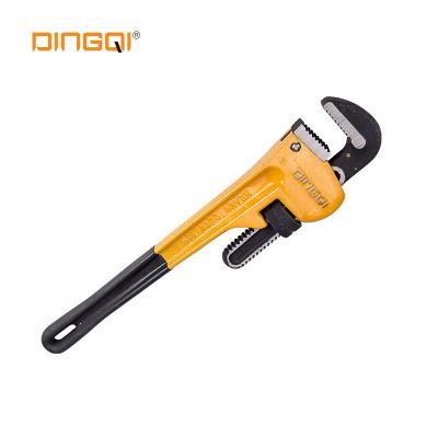 China DINGQI Eco - Friendly Carbon Steel Drop Forged Heavy Duty Adjustable Pipe Wrench for sale