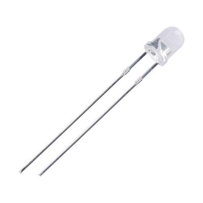 China Factory price 3mm UV led diode 380nm high brightness 3mm series favor red green blue diffuse road lighting 3mm UV led diode for sale