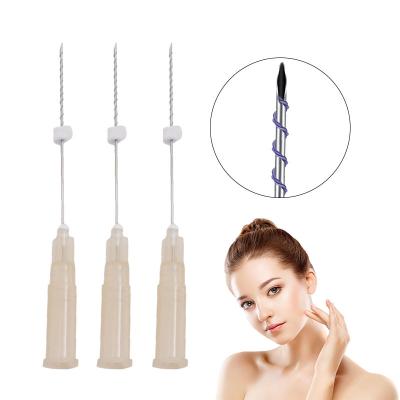 China Peel Tighten Skin Tightening Medical Absorbable Suture 27G 25mm Thread Face Lifting Needle Face Lift Hilos Tensores Pdo PCL Pcl Plla Suture 27G 25mm for sale