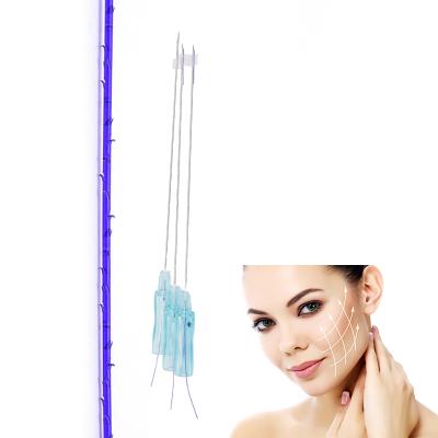 China Skin Tightening Skin Tightening High Quality Cosmetic Syringe Collagen Beauty Skin Care 3d 4d 23g Tooth Pdo Thread Lift With Needle for sale