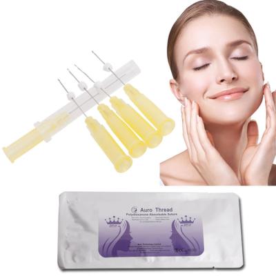 China Easy To Use High Quality Face Eyebag Skin Collagen Suture W Barbed Wire 30G 38mm Easy To Use Barbed Wire Lifting plla For Face Anti Wrinkle eye for sale