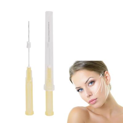 China Korea adult pdo hot sale pdo needle hilos eye tensores area lifting adult medical facials lift 30G 25mm for sale