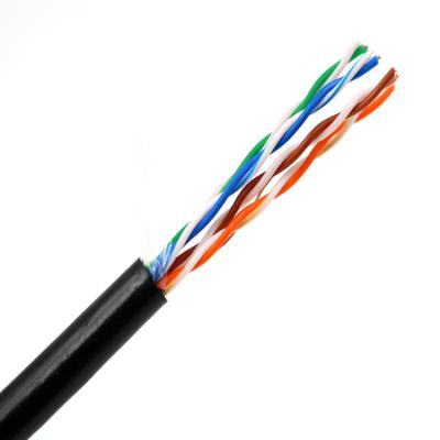 China Resisyance E External Waterproof Cat5E Cable Outdoor UV Waterproof Cat5 2 Pair Cable Resistor UV Cable for sale