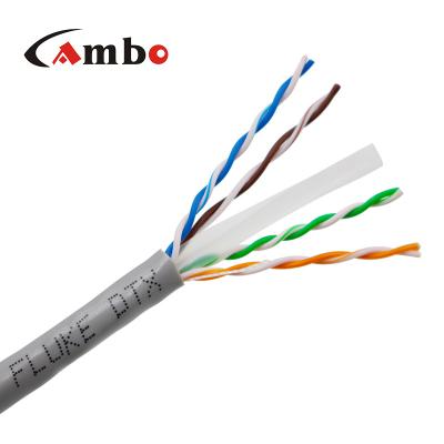 China CCA/CCAE/Because High Quality Price 305M 4 Pairs 23AWG 0.57MM CAT6 UTP Bare Copper Cable Pull Out Box for sale