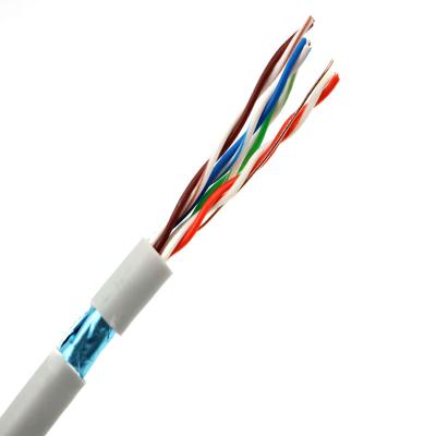 China CCA 0.5mm CCA FTP Cat5e 305M Al Foil Shield Cable for sale