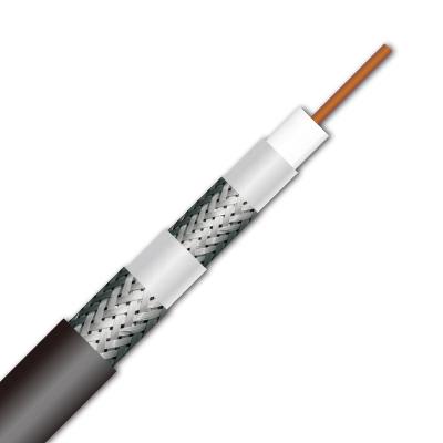 China Free Samples HDTV/CATV/CCTV Hd TV Cable Dual RG6 Shield Coaxial Cable Connector With Steel Optional for sale