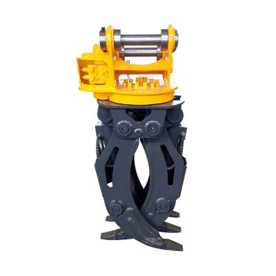 China Farms Scrap Metal Grapple Crane / Scrap Grapple For Excavator / Hydraulic Grapple Price for sale