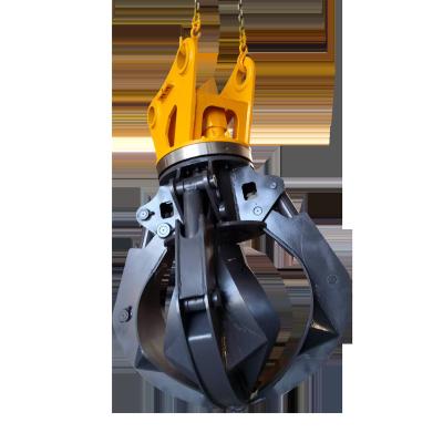 China Construction works hot sale china hydraulic orange peel grapple excavator orange peel grapple for sale