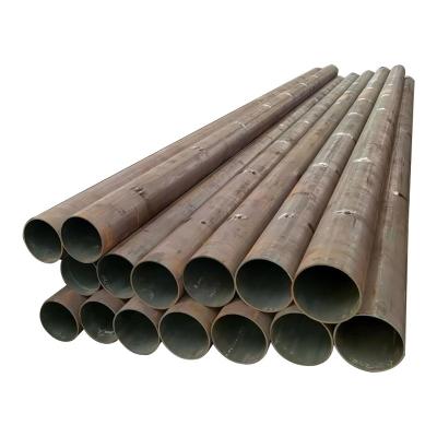 China Fluid Pipe Sch80 Ss400 S235jr Q345 Q195 Sch 40 St37 St52 Hot Rolled Seamless Pipe Round Black Painted Seamless Low Carbon Steel Pipe for sale