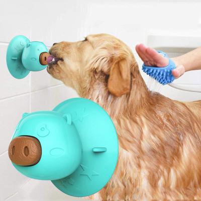 China Sucker Dog Toy Licking Resistant Rubber Dish Cake Puzzle Molar Bite 022 Safe And Environmentally Friendly Pet Products Explosion Model for sale