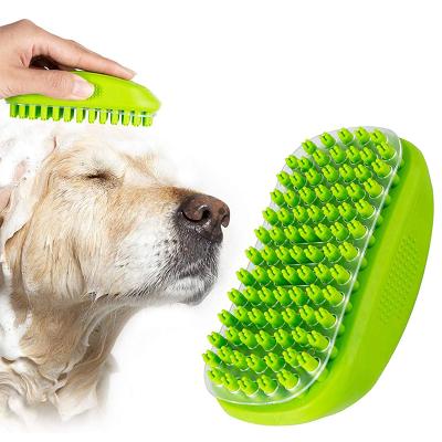 China Miniature Sustainable Pet Cat and Dog Bath Massage Brush for sale