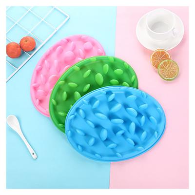 China Eco-friendly Silicone Anti Slip Dog Feeder Slow Food Bowl Sustainable Pets Roll Dog Lick Mat For Pet Feeding for sale